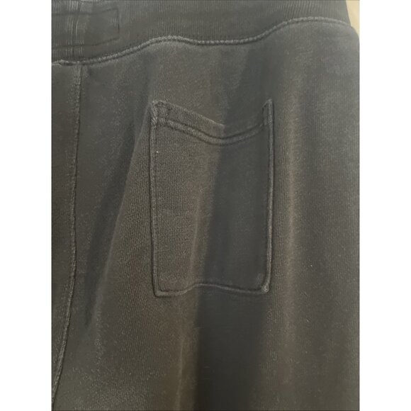 Abercrombie&Fitch Joggers Pants Womens L Black Fleece Elastic Waist Logo - Picture 4 of 12